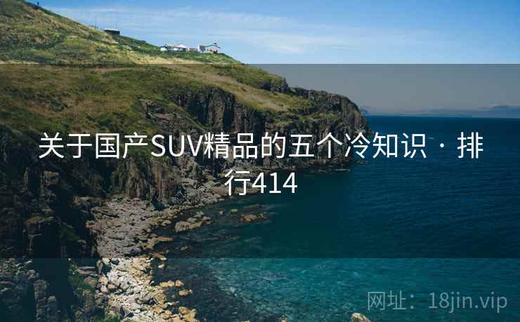 关于国产SUV精品的五个冷知识 · 排行414